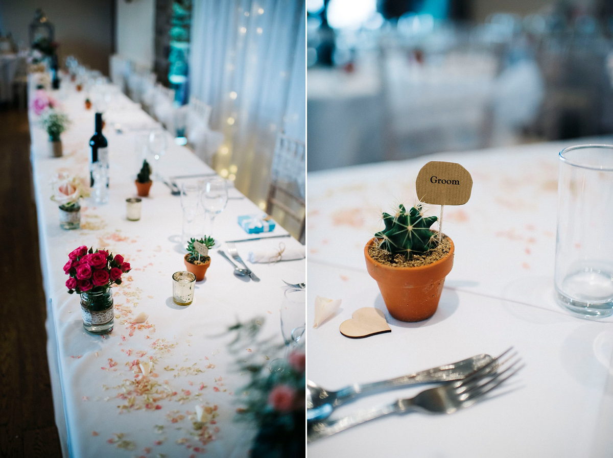 Jade wore a Sottero & Midgley gown for her boho inspired barbeque weeding. Photography by Kerry Woods.