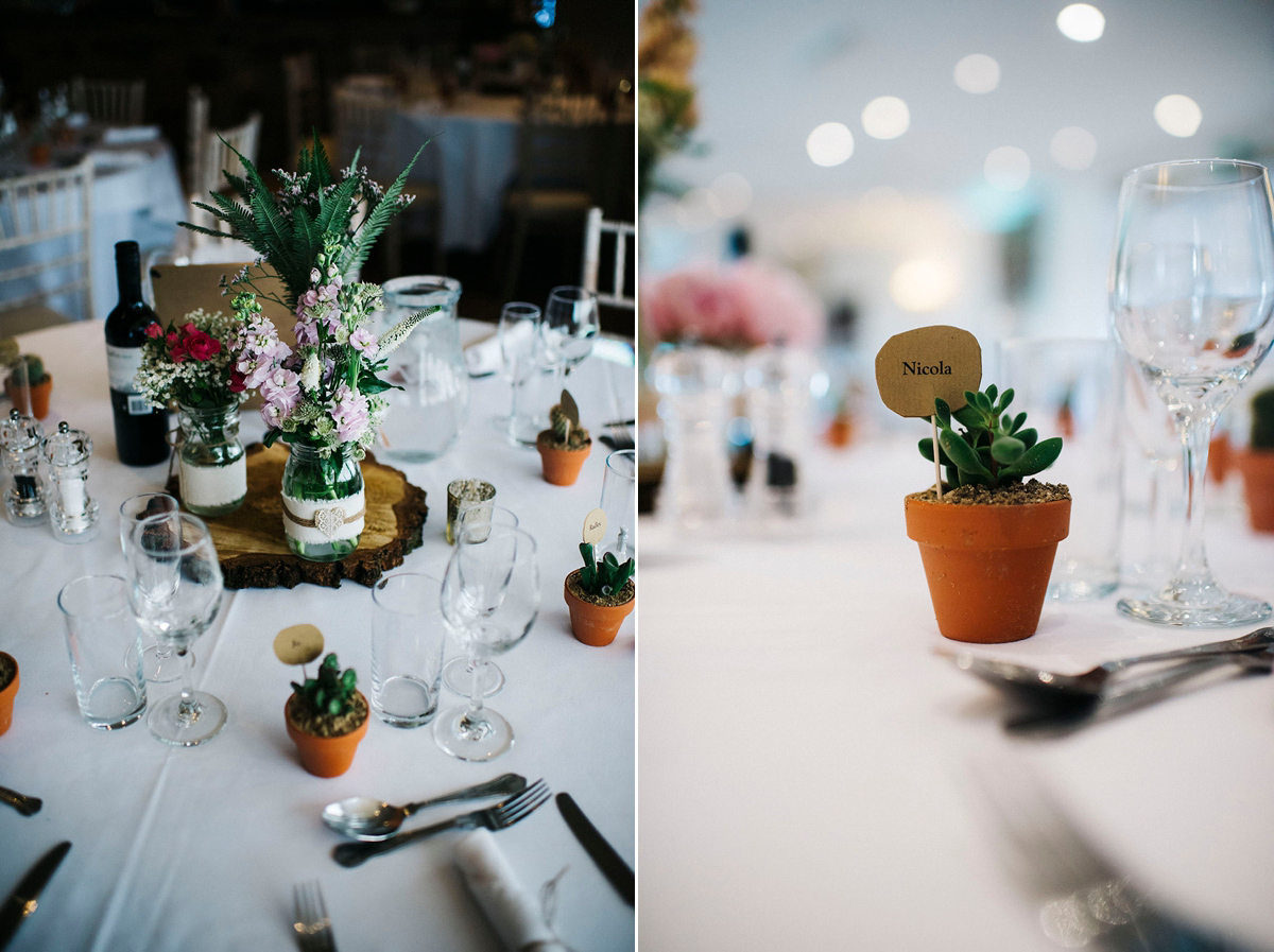 Jade wore a Sottero & Midgley gown for her boho inspired barbeque weeding. Photography by Kerry Woods.