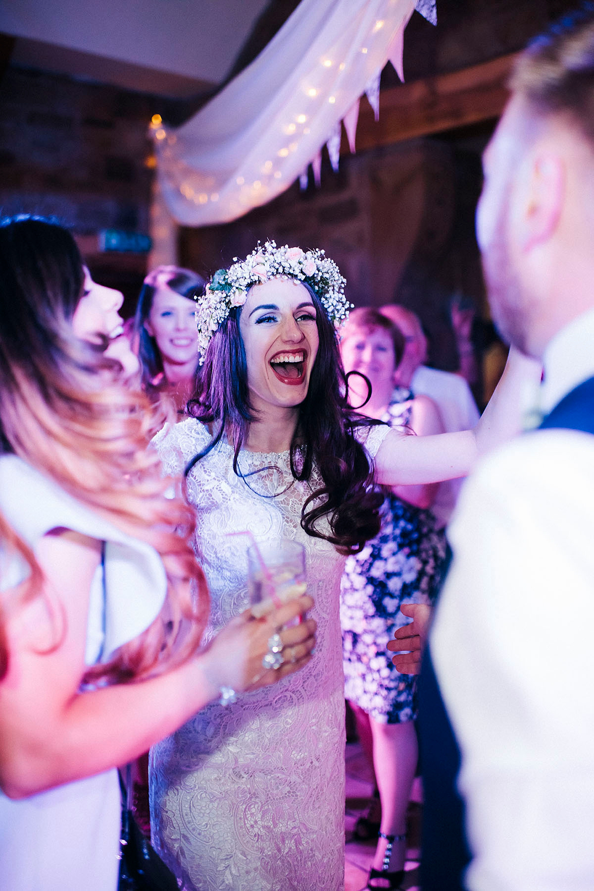 Jade wore a Sottero & Midgley gown for her boho inspired barbeque weeding. Photography by Kerry Woods.