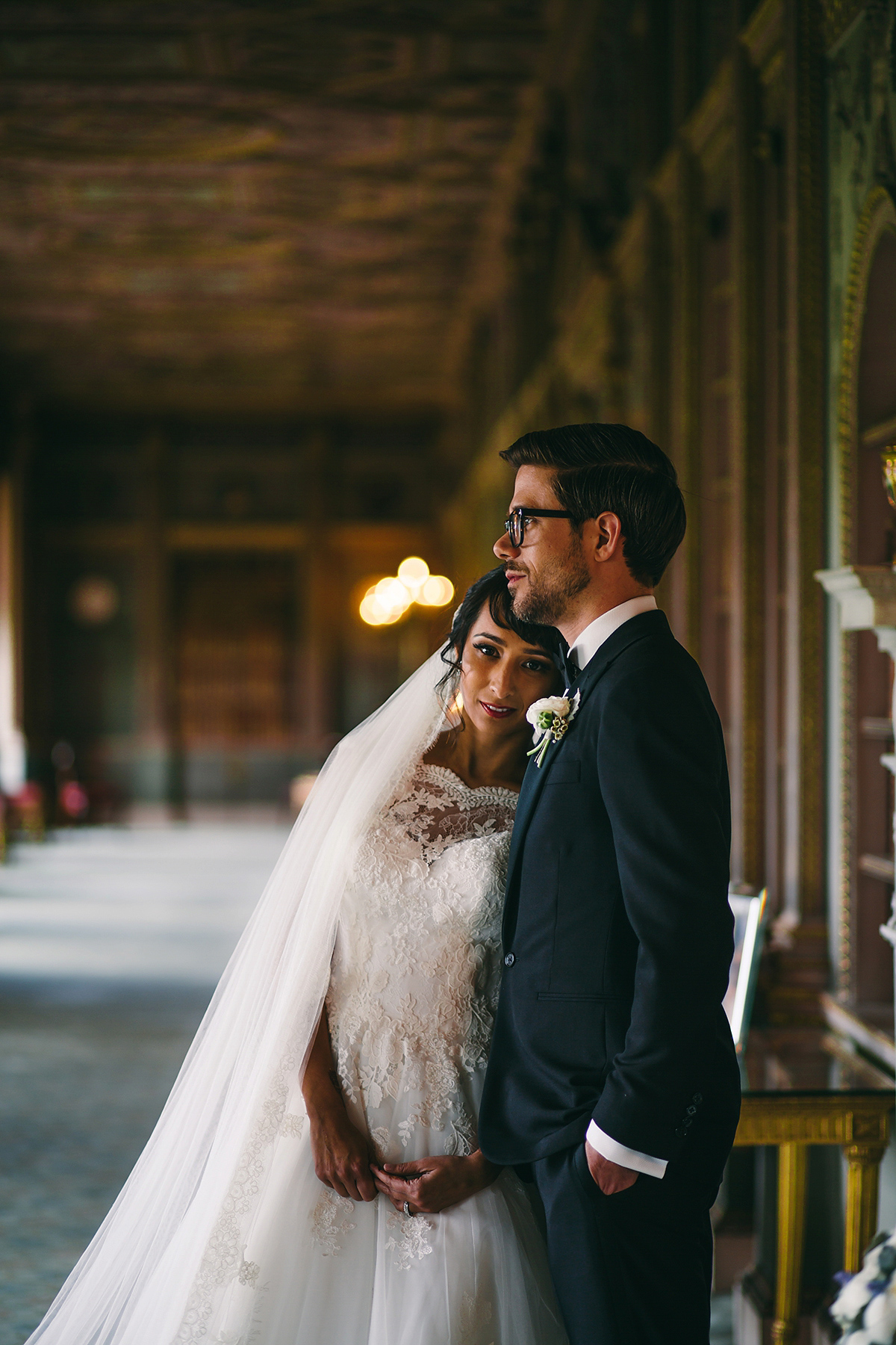 Sabrina and Nick had a multicultural wedding including an Anglican and Hindu ceremony at Syon Park in London. Sabrina wore Pronovias. Photography by Viva La weddings.