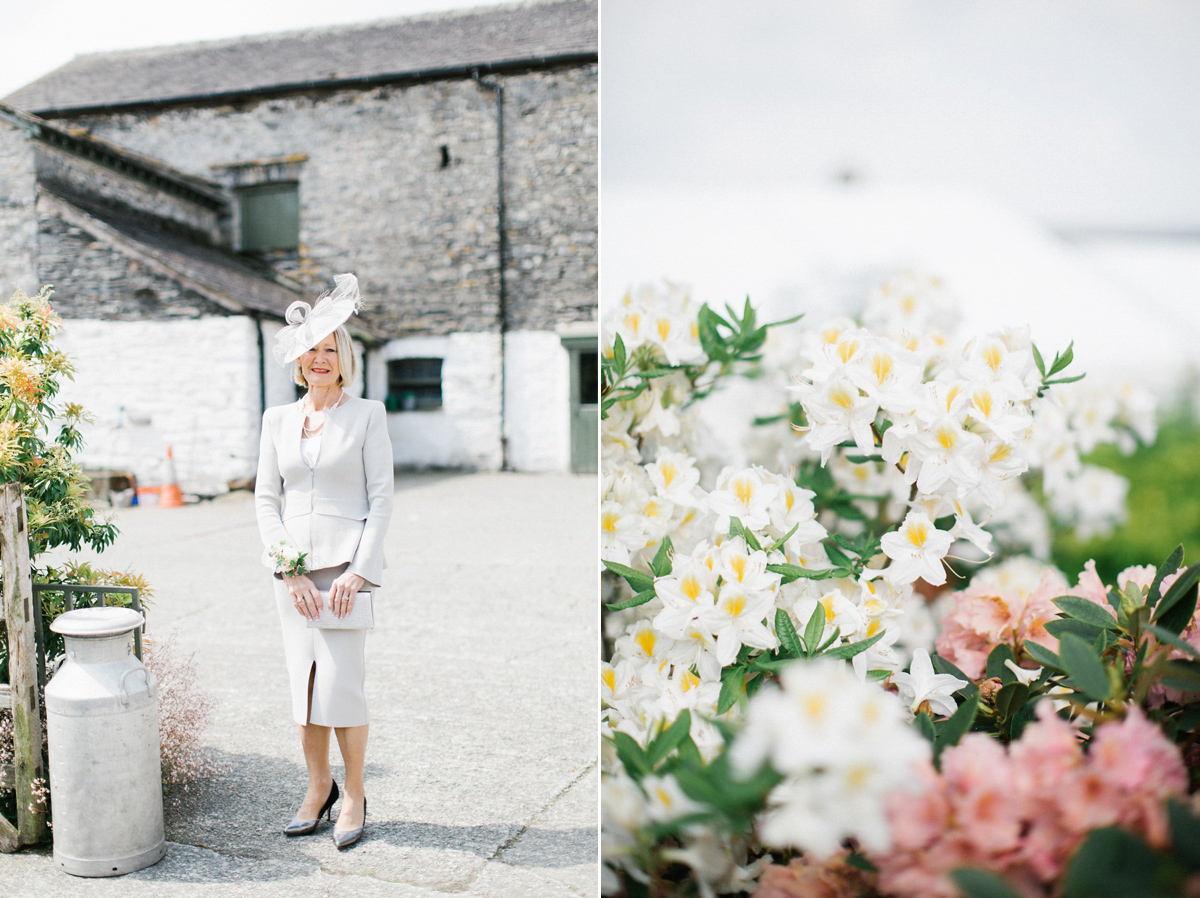 A Spring time wedding in the Lake District inspired by fairies. Bride Rachel wore a dress, veil and velvet shoes by Le Spose di Gio. Fine art wedding photography by Melissa Beattie.