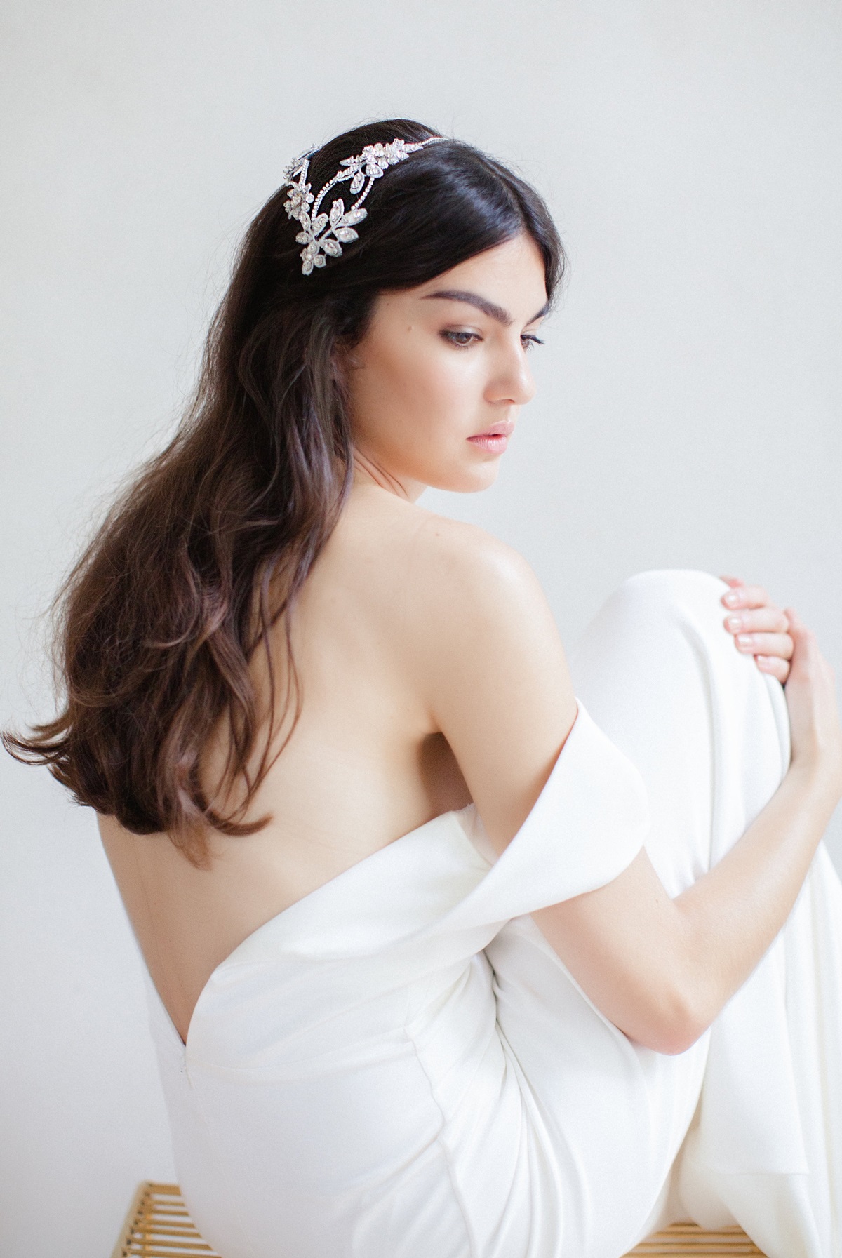 Jannie Baltzer 2017 collection of ethereal and magical bridal headpiece and accessories