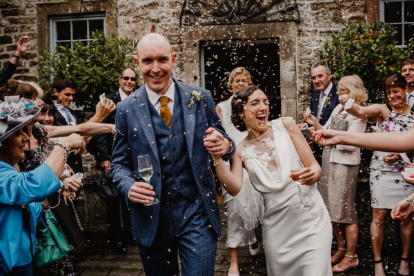 A David Fielden Gown For An Elegant Somerset Wedding At Pennard House