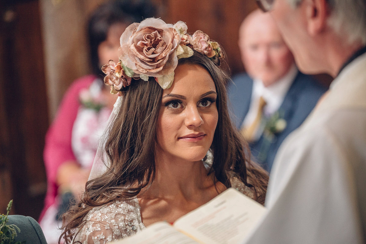 A festival inspired, magical woodland wedding at Falling Foss near Whitby, North Yorkshire. Captured by Mr & Mrs Photography.