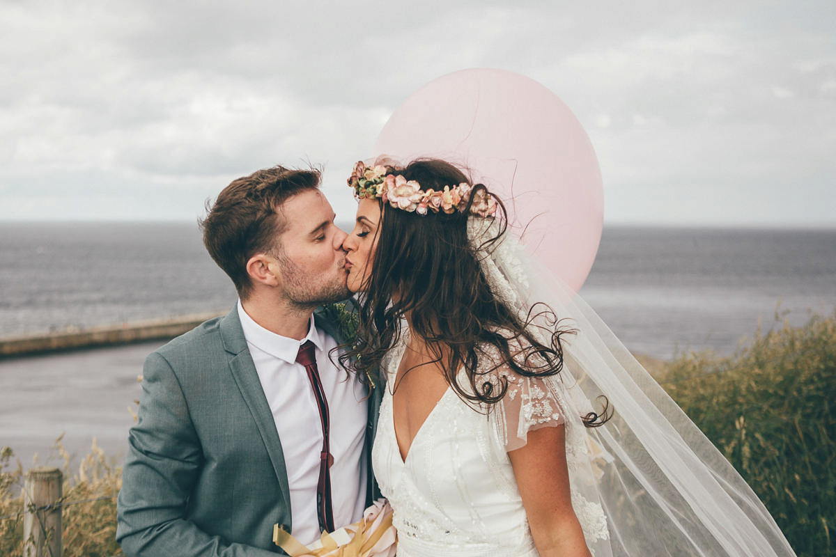 A festival inspired, magical woodland wedding at Falling Foss near Whitby, North Yorkshire. Captured by Mr & Mrs Photography.