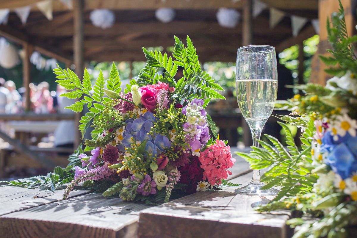 A festival inspired, magical woodland wedding at Falling Foss near Whitby, North Yorkshire. Captured by Mr & Mrs Photography.