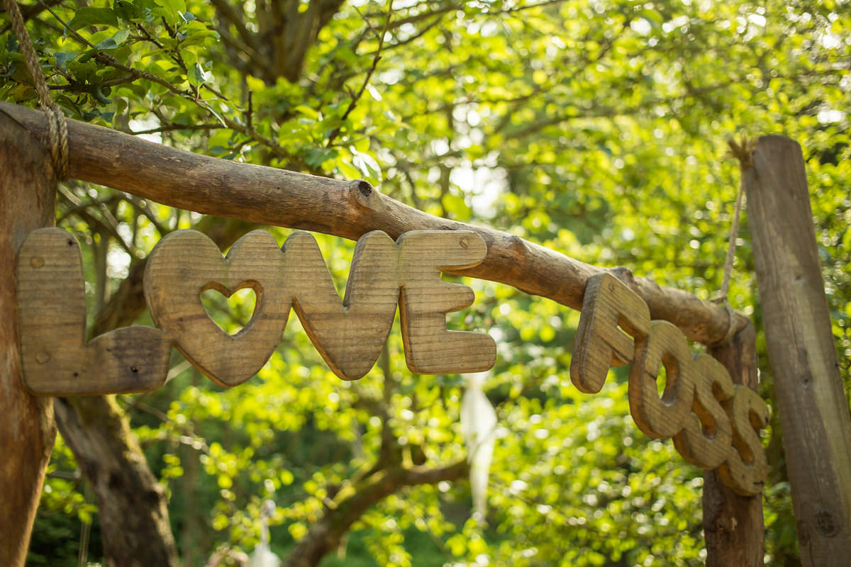 A festival inspired, magical woodland wedding at Falling Foss near Whitby, North Yorkshire. Captured by Mr & Mrs Photography.