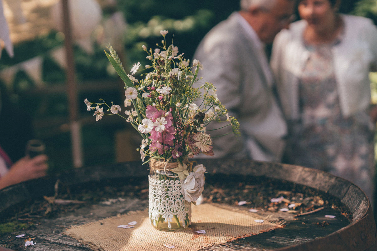 A festival inspired, magical woodland wedding at Falling Foss near Whitby, North Yorkshire. Captured by Mr & Mrs Photography.