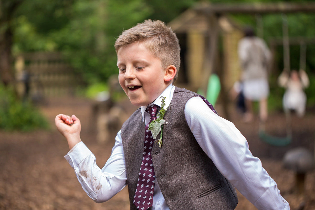 A festival inspired, magical woodland wedding at Falling Foss near Whitby, North Yorkshire. Captured by Mr & Mrs Photography.