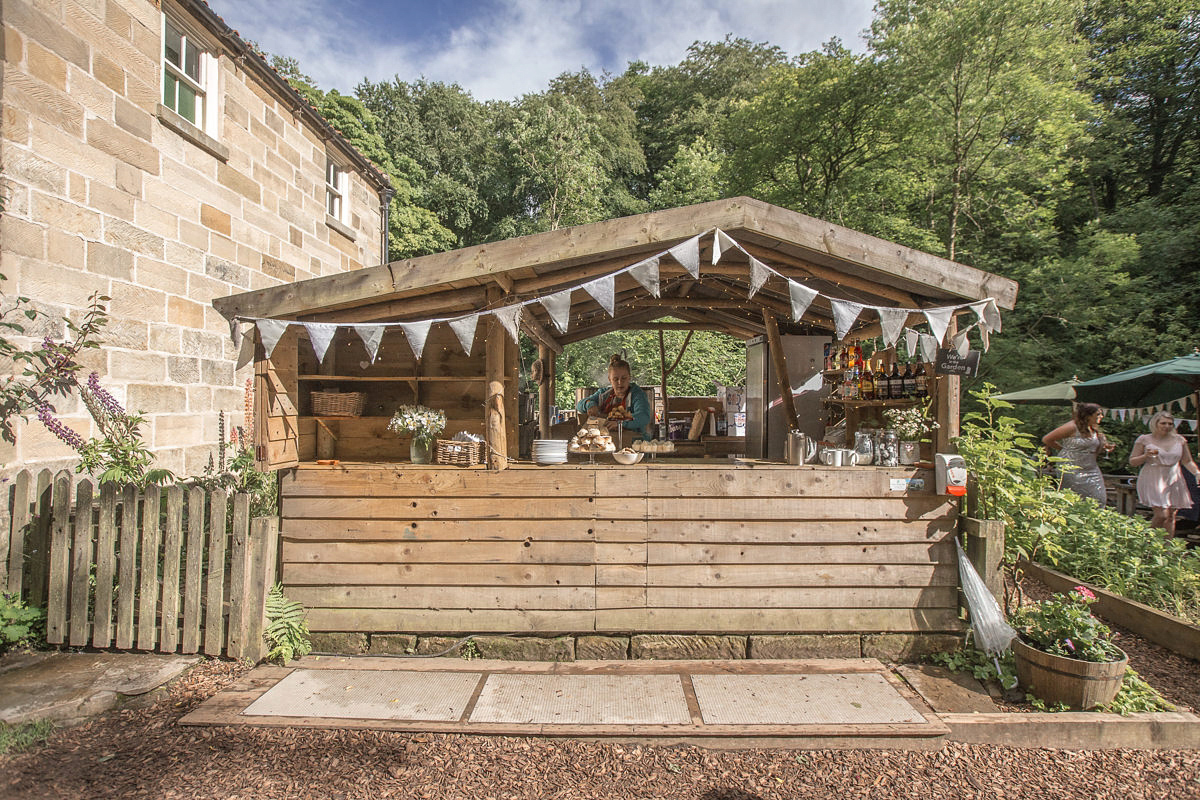 A festival inspired, magical woodland wedding at Falling Foss near Whitby, North Yorkshire. Captured by Mr & Mrs Photography.