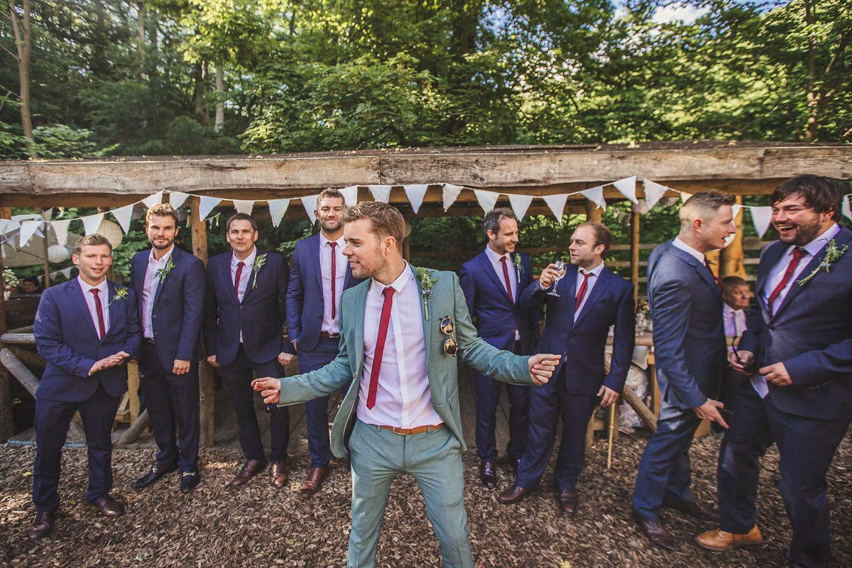 A festival inspired, magical woodland wedding at Falling Foss near Whitby, North Yorkshire. Captured by Mr & Mrs Photography.
