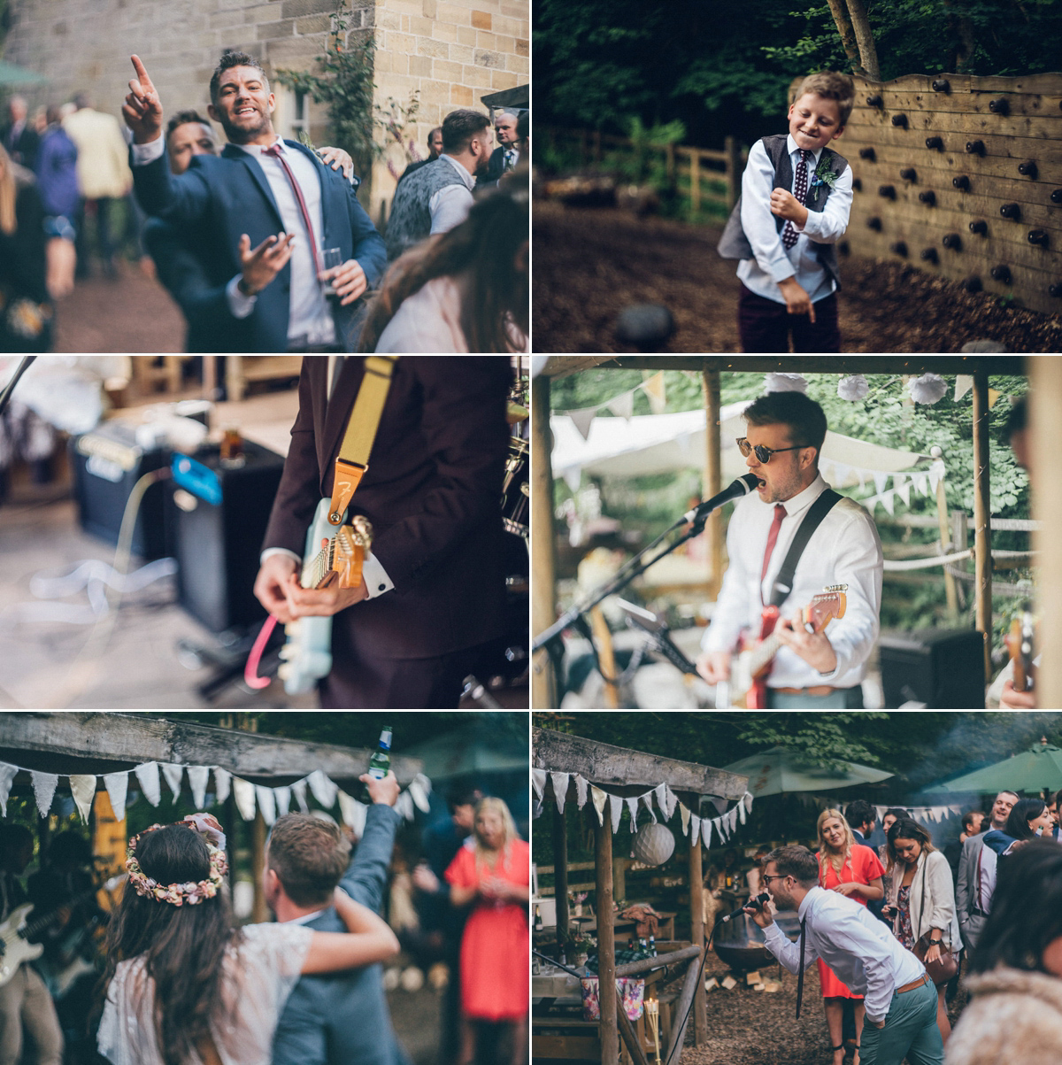 A festival inspired, magical woodland wedding at Falling Foss near Whitby, North Yorkshire. Captured by Mr & Mrs Photography.