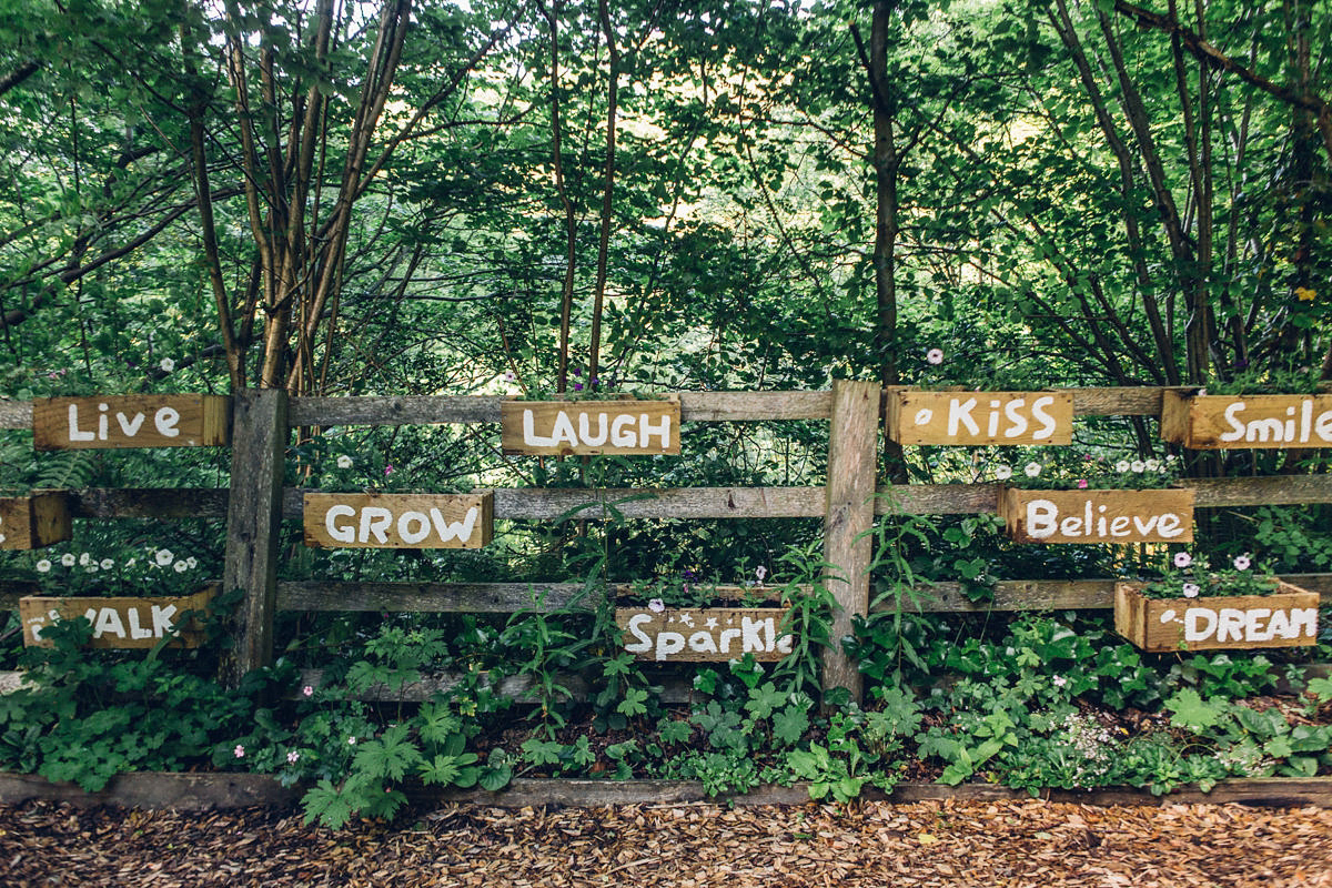 A festival inspired, magical woodland wedding at Falling Foss near Whitby, North Yorkshire. Captured by Mr & Mrs Photography.