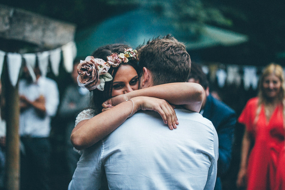 A festival inspired, magical woodland wedding at Falling Foss near Whitby, North Yorkshire. Captured by Mr & Mrs Photography.