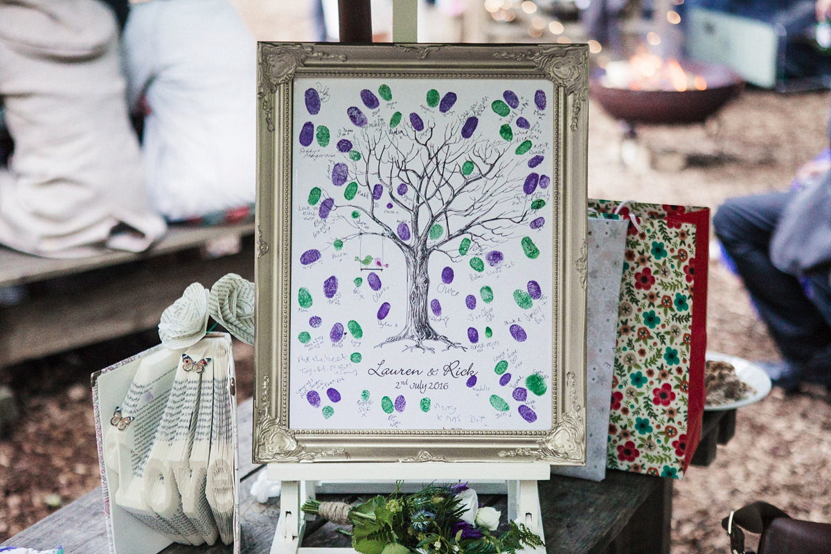 A festival inspired, magical woodland wedding at Falling Foss near Whitby, North Yorkshire. Captured by Mr & Mrs Photography.