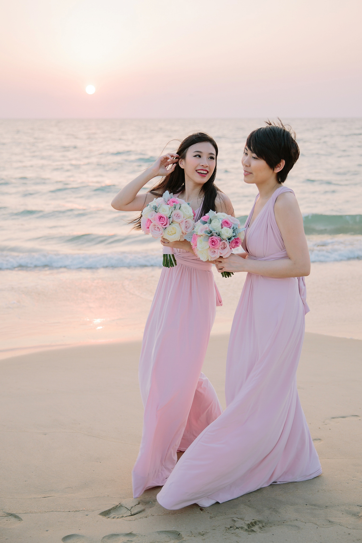 Hong Kiu wore a Jenny Yoo gown and BHLDN tulle skirt for her romantic and elegant wedding in Thailand. The day was planned by 'The Wedding Bliss Thailand'.