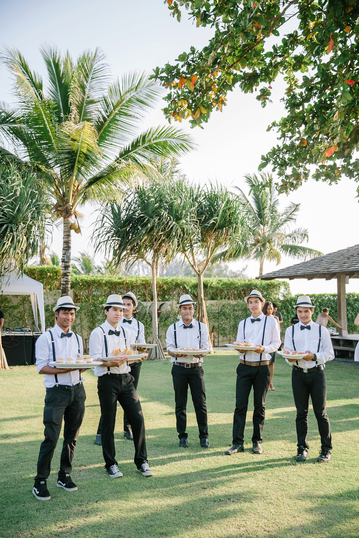 Hong Kiu wore a Jenny Yoo gown and BHLDN tulle skirt for her romantic and elegant wedding in Thailand. The day was planned by 'The Wedding Bliss Thailand'.