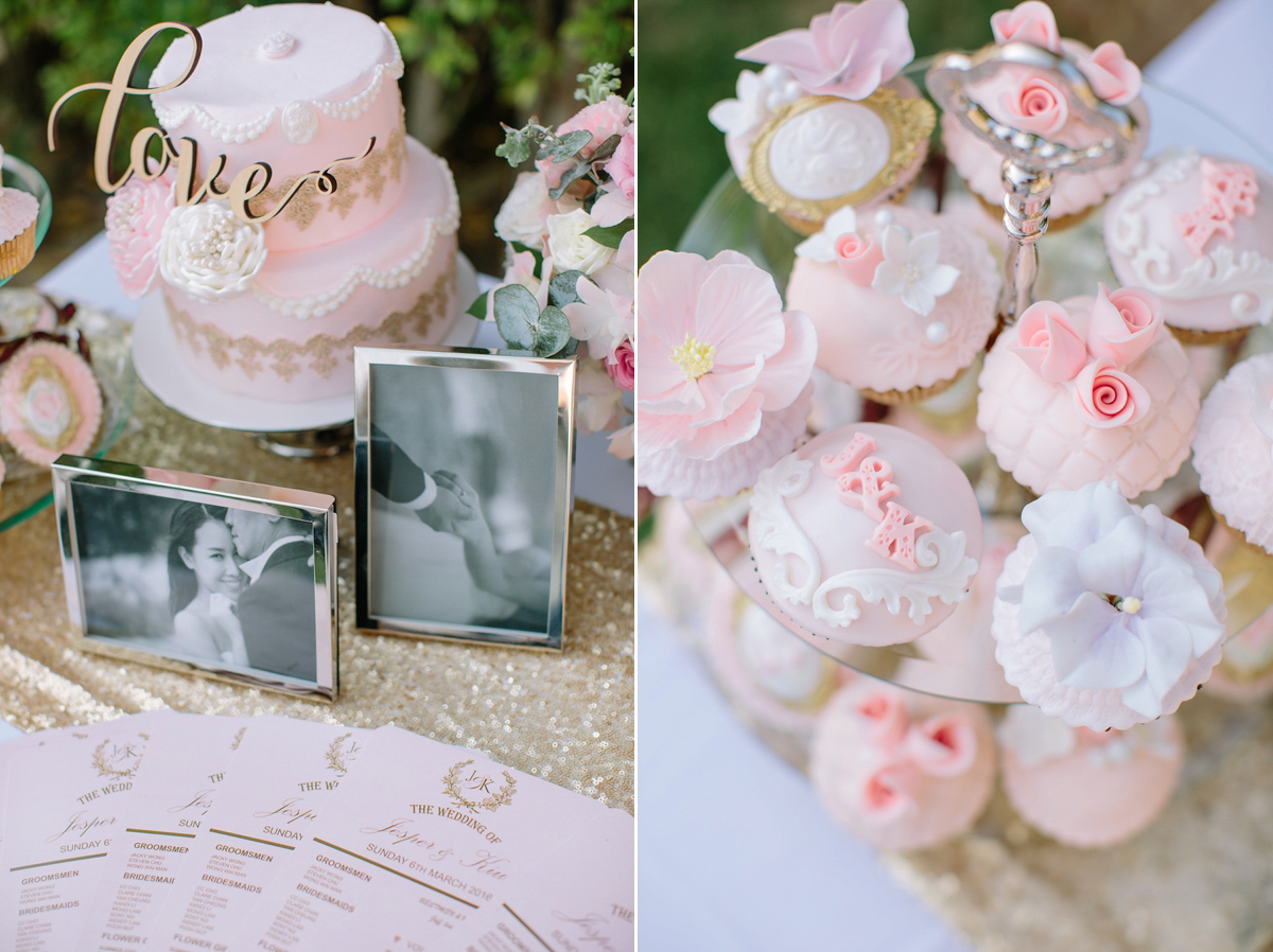 Hong Kiu wore a Jenny Yoo gown and BHLDN tulle skirt for her romantic and elegant wedding in Thailand. The day was planned by 'The Wedding Bliss Thailand'.