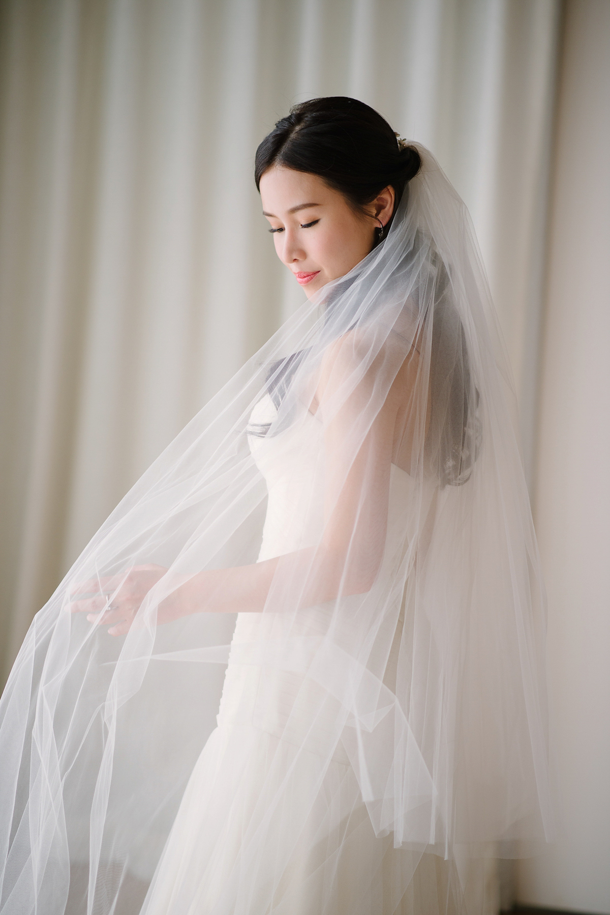 Hong Kiu wore a Jenny Yoo gown and BHLDN tulle skirt for her romantic and elegant wedding in Thailand. The day was planned by 'The Wedding Bliss Thailand'.