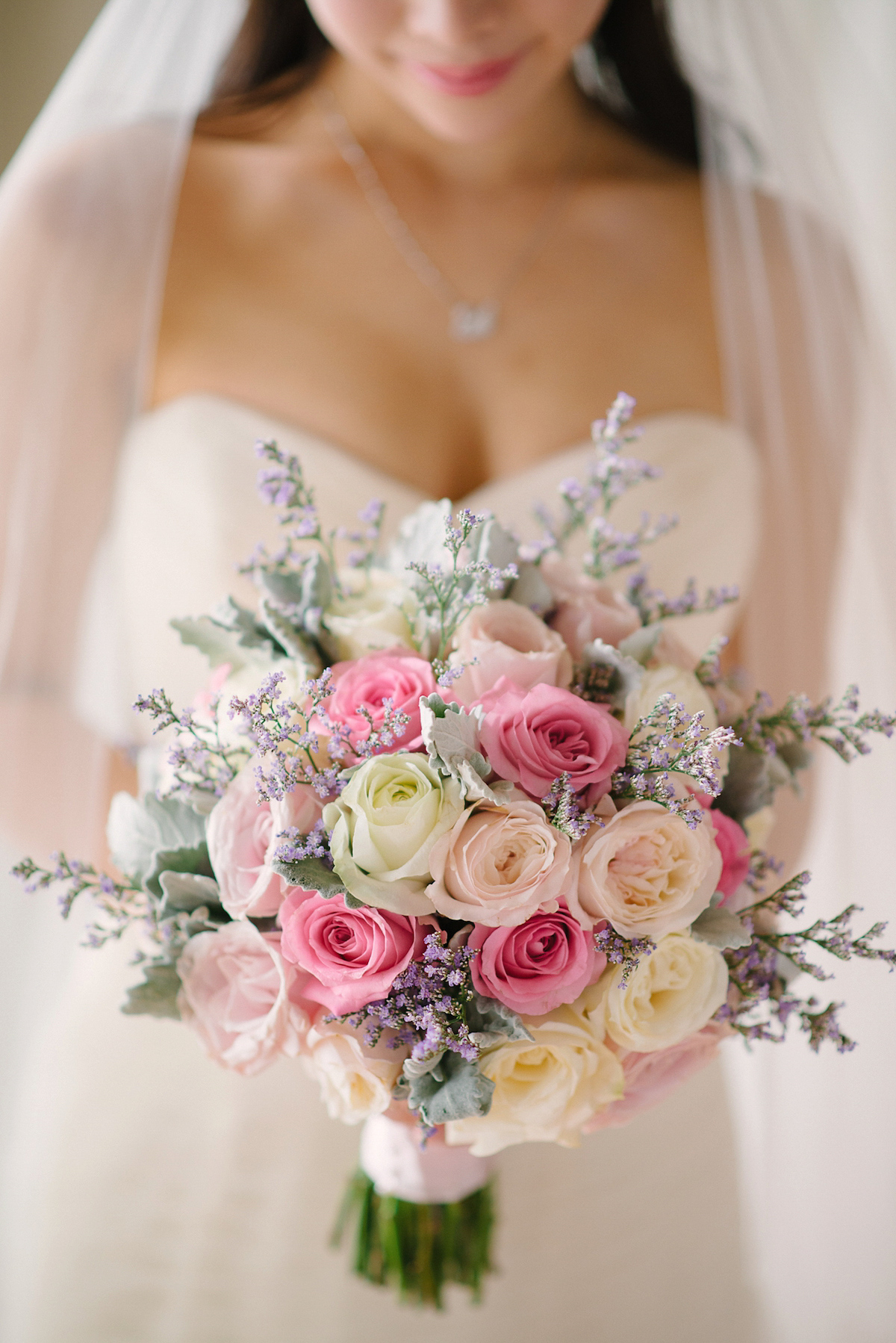 Hong Kiu wore a Jenny Yoo gown and BHLDN tulle skirt for her romantic and elegant wedding in Thailand. The day was planned by 'The Wedding Bliss Thailand'.