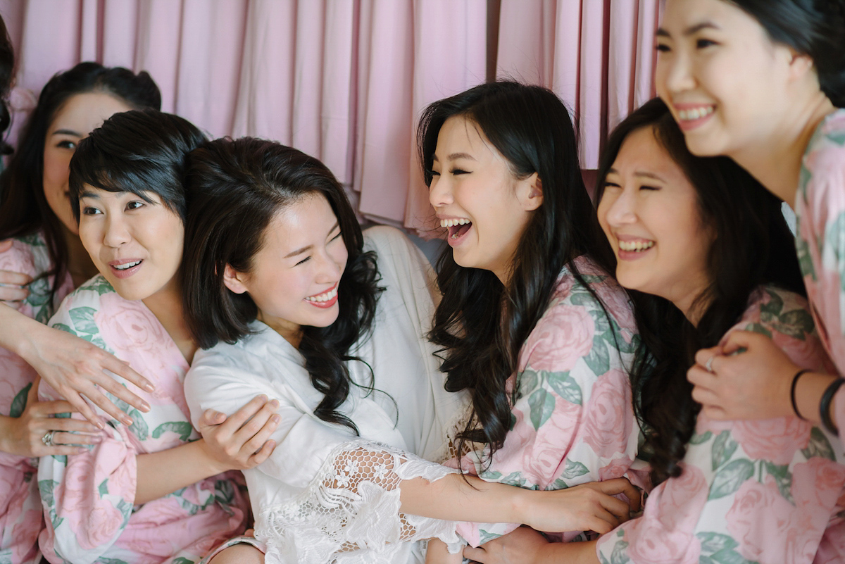 Hong Kiu wore a Jenny Yoo gown and BHLDN tulle skirt for her romantic and elegant wedding in Thailand. The day was planned by 'The Wedding Bliss Thailand'.