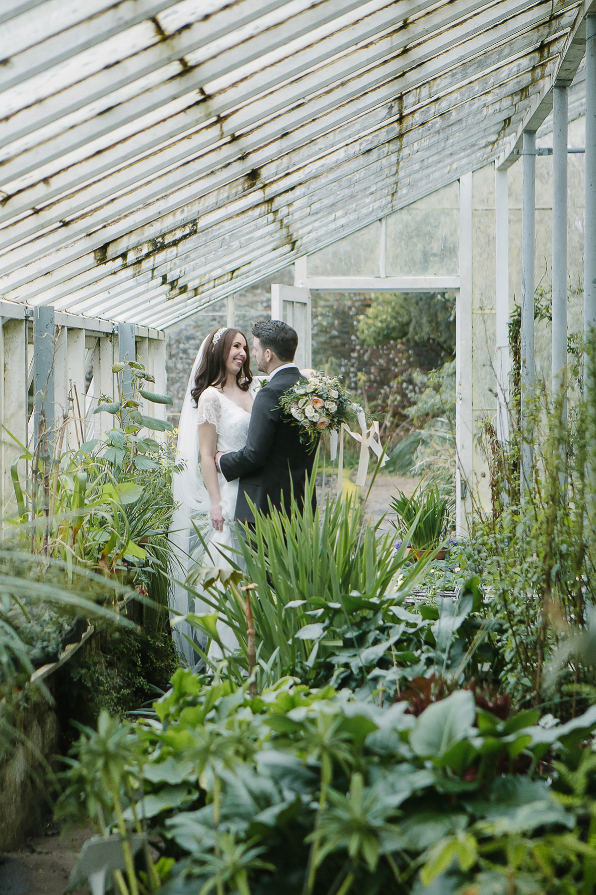 Rachel wore the Payton slip and Sabine top by Charlie Brear for her romantic, 1930's inspired winter wedding in Somerset. Photography by Joanna Brown.