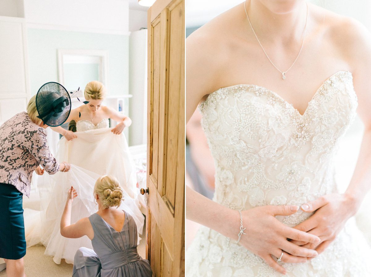 A pretty pastel toned and homemade Spring wedding at Alnwick Treehouse. Photography by Sarah-Jane Ethan.