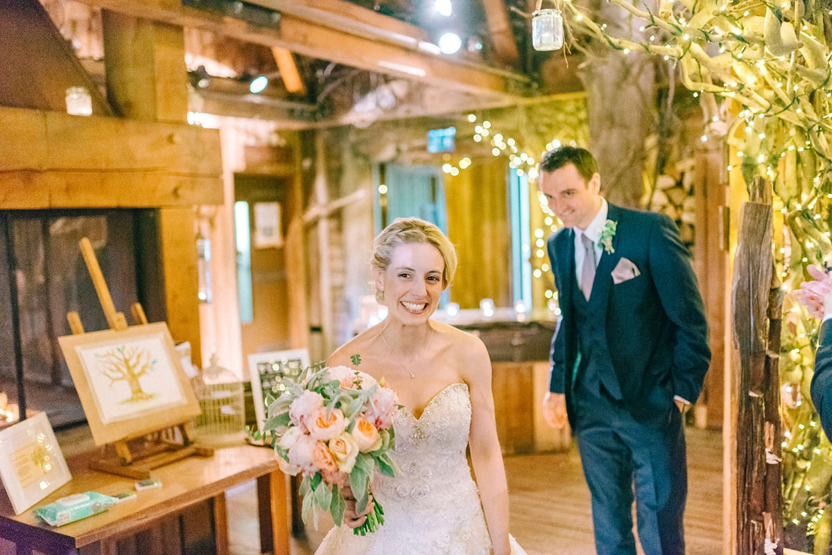 A pretty pastel toned and homemade Spring wedding at Alnwick Treehouse. Photography by Sarah-Jane Ethan.