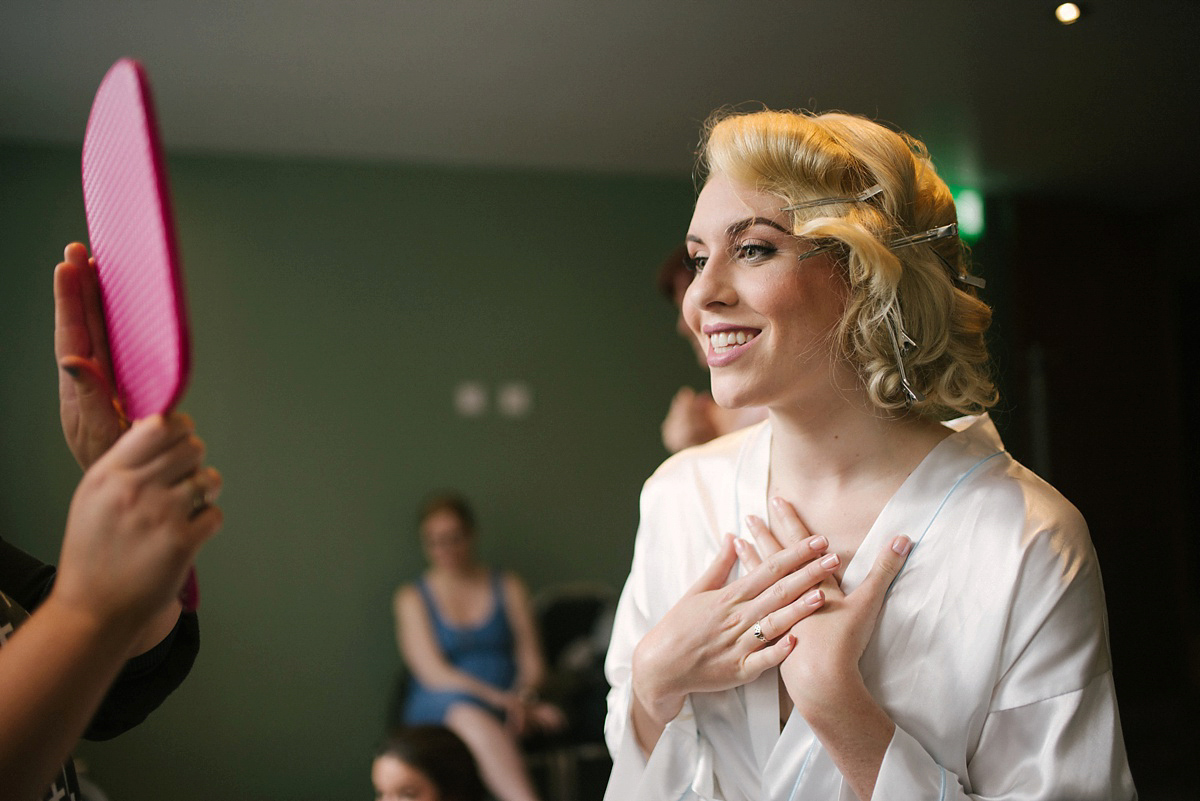 Megan wore Maggie Sottero for her American-English and travel inspired wedding in Scotland. Images captued by ChicPhoto.