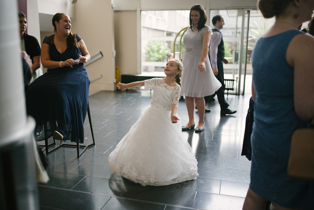 Megan wore Maggie Sottero for her American-English and travel inspired wedding in Scotland. Images captued by ChicPhoto.