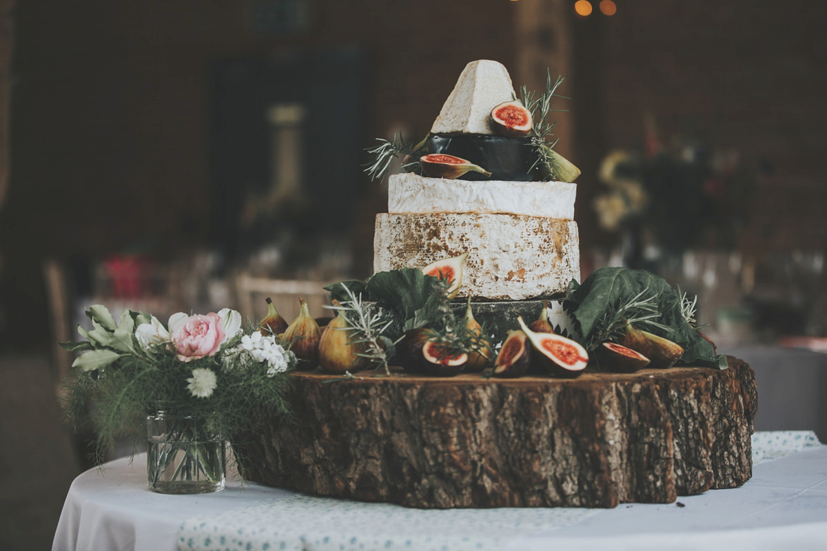 Anya wore a Sabina Motasem gown and floral crown for her vintage seaside inspired wedding. Photography by Eliza Claire.