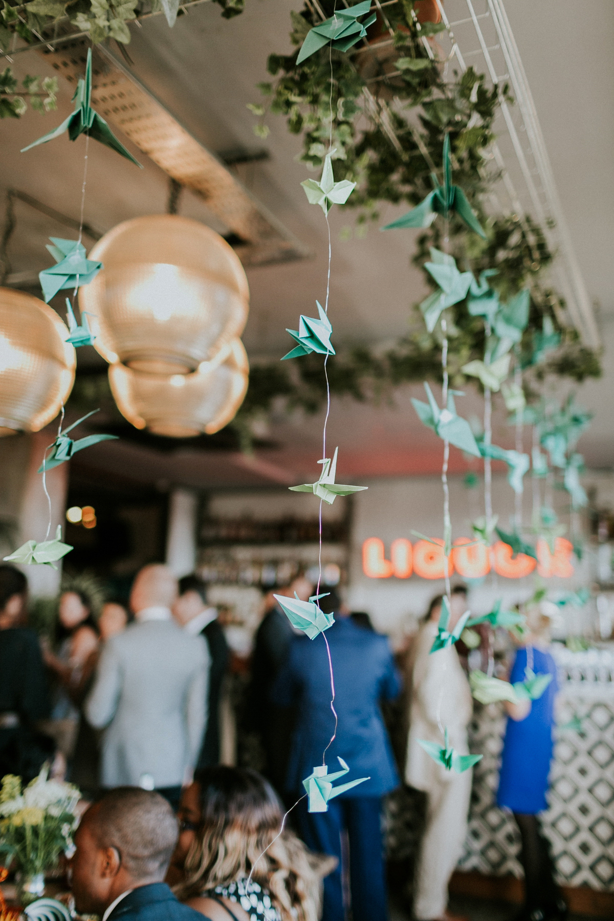 Bride Su wore a Needle & Thread wedding dress for her modern and elegant London wedding. She and her husband Nik met through online dating agency, Guardian Soulmates.