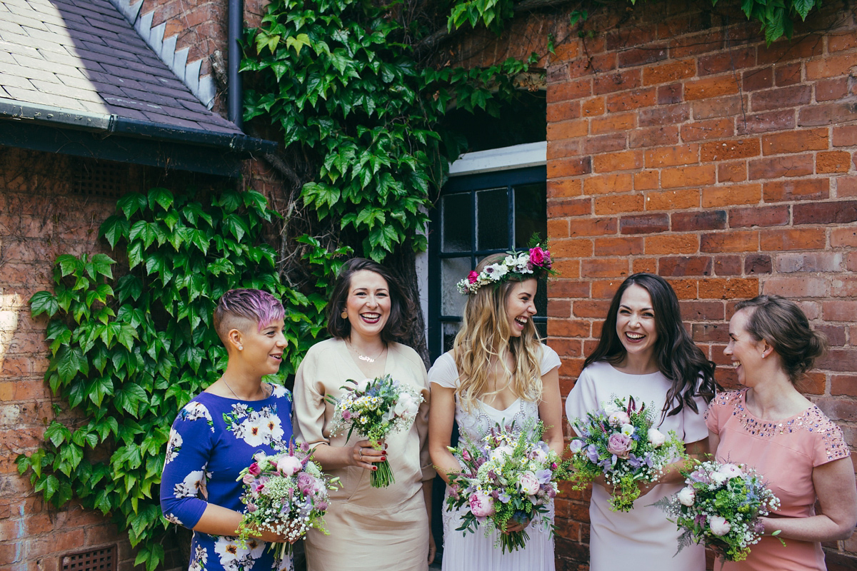 Imogen wore a Temperley gown for her Allotment club wedding in the woods. Photography by Greg Milner. Imogen wore a Temperley gown for her Allotment club wedding in the woods. Photography by Greg Milner.