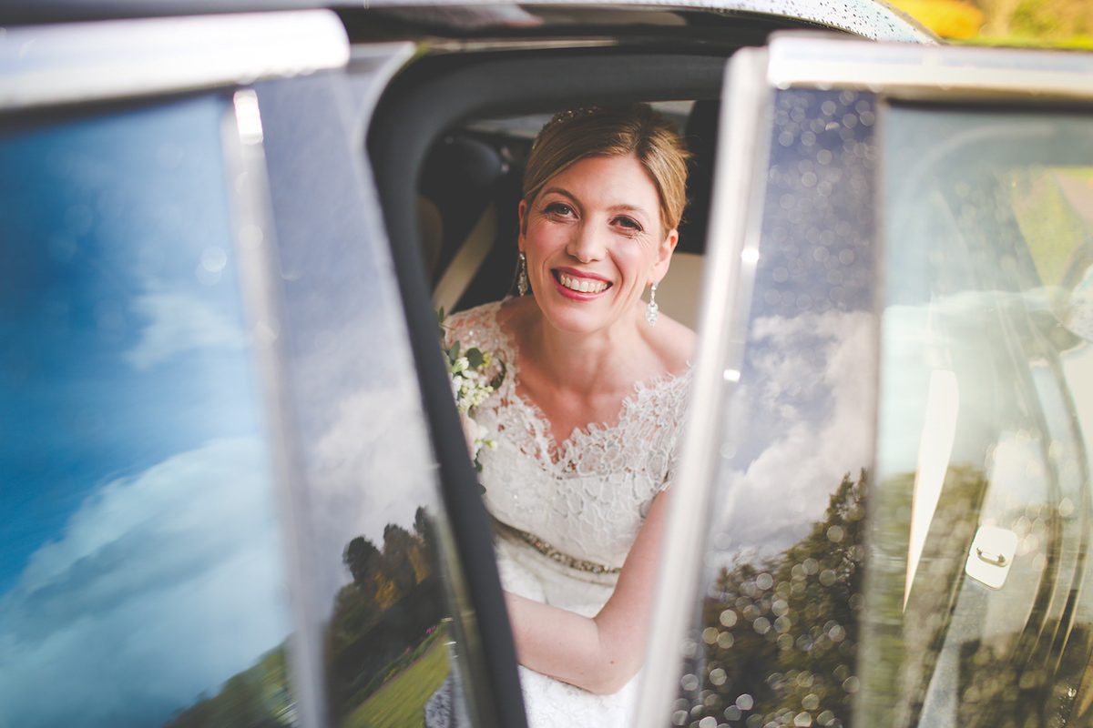 Kate wore a 1950's inspired gown by Fur Coat No Knickers for her elegant and romantic Spring wedding at Pembroke Lodge. Images by Funky Photography.