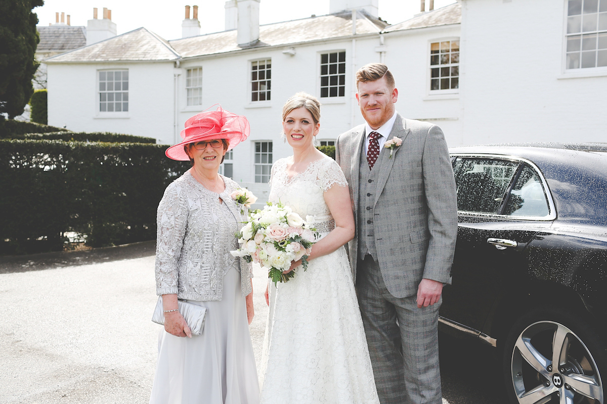 Kate wore a 1950's inspired gown by Fur Coat No Knickers for her elegant and romantic Spring wedding at Pembroke Lodge. Images by Funky Photography.