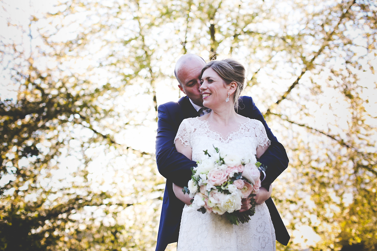 Kate wore a 1950's inspired gown by Fur Coat No Knickers for her elegant and romantic Spring wedding at Pembroke Lodge. Images by Funky Photography.