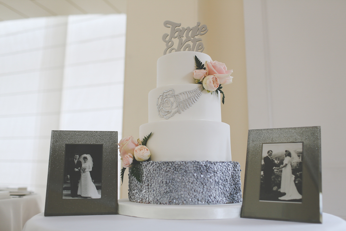 Kate wore a 1950's inspired gown by Fur Coat No Knickers for her elegant and romantic Spring wedding at Pembroke Lodge. Images by Funky Photography.