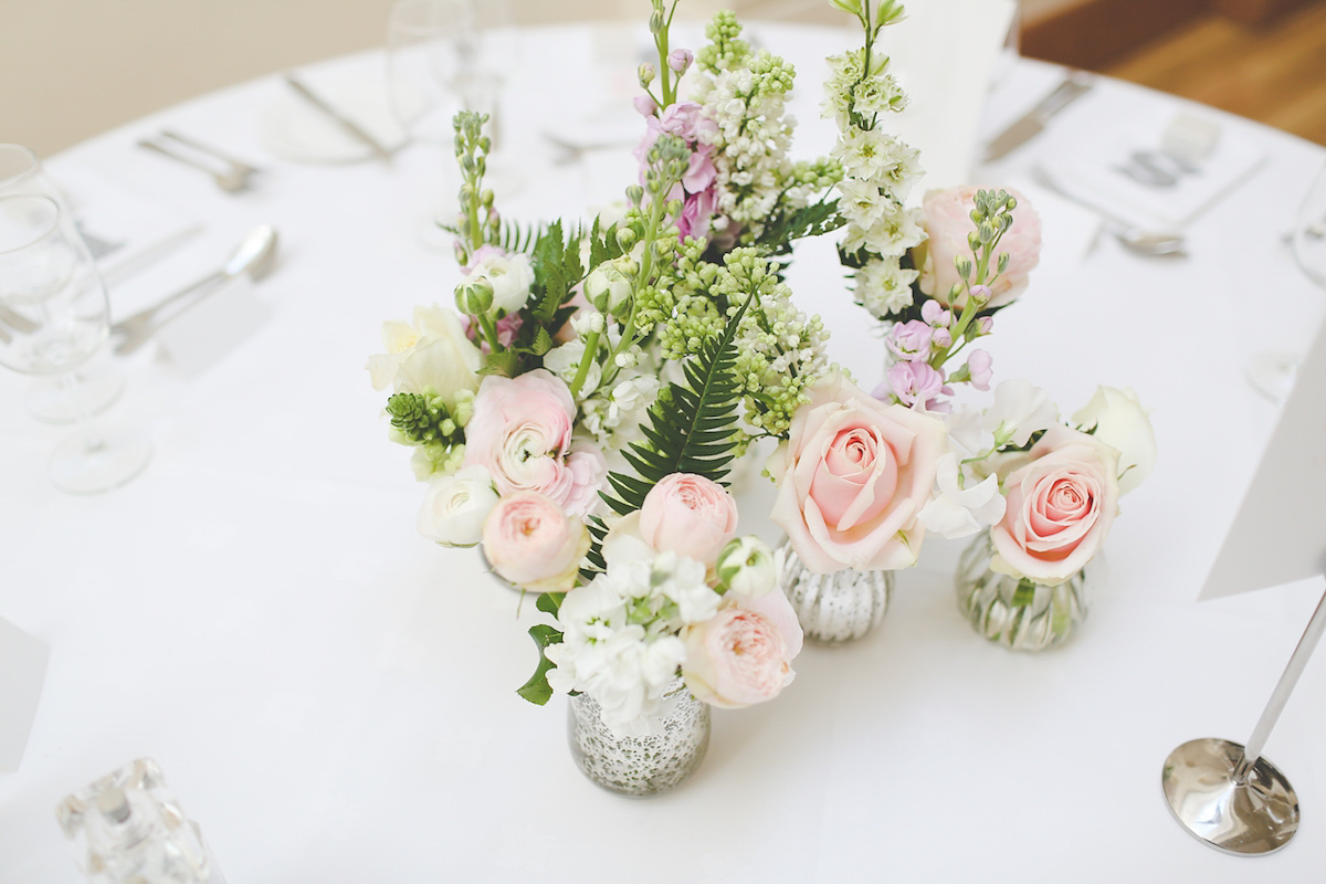 Kate wore a 1950's inspired gown by Fur Coat No Knickers for her elegant and romantic Spring wedding at Pembroke Lodge. Images by Funky Photography.