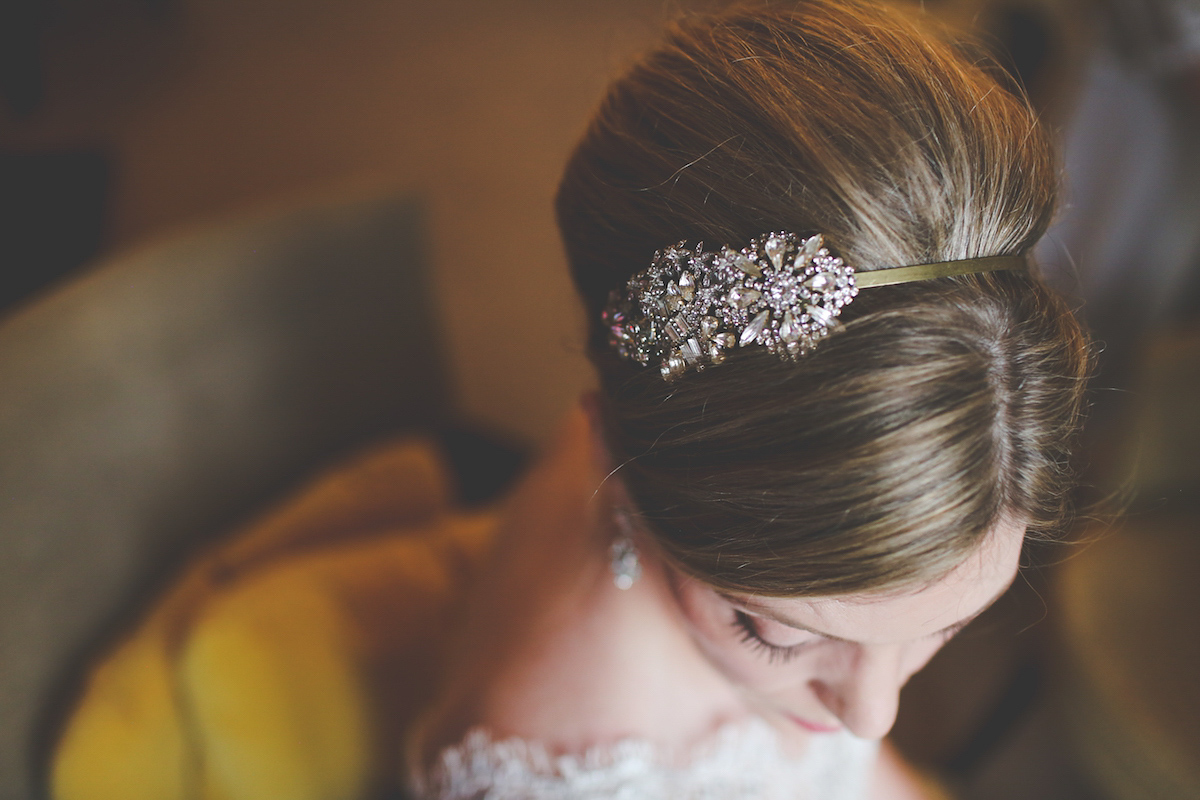 Kate wore a 1950's inspired gown by Fur Coat No Knickers for her elegant and romantic Spring wedding at Pembroke Lodge. Images by Funky Photography.