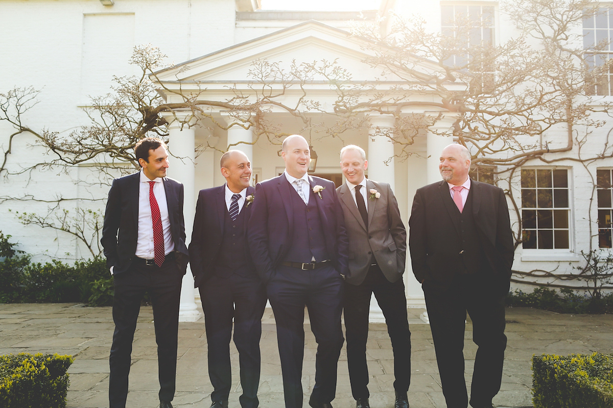 Kate wore a 1950's inspired gown by Fur Coat No Knickers for her elegant and romantic Spring wedding at Pembroke Lodge. Images by Funky Photography.