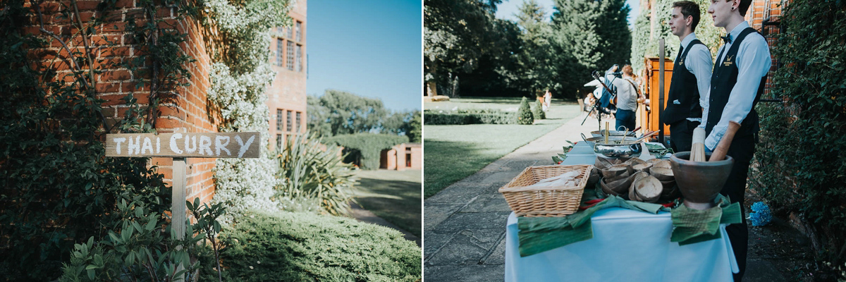 Bride Faye wears an 1930's inspired drop waist glamorous dress by Eliza jane Howell for her effortlessly elegant summer garden party wedding.