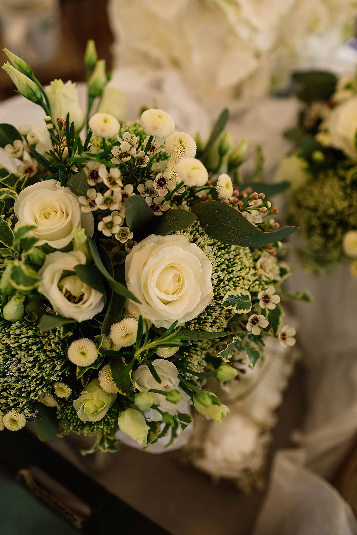 Marisa wore an Elie Saab gown for her elegant wedding at Lartington Hall. Captured by Paul Joseph Photography.