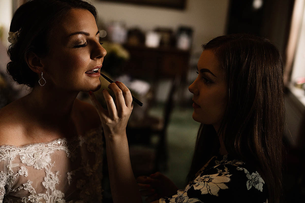 Marisa wore an Elie Saab gown for her elegant wedding at Lartington Hall. Captured by Paul Joseph Photography.