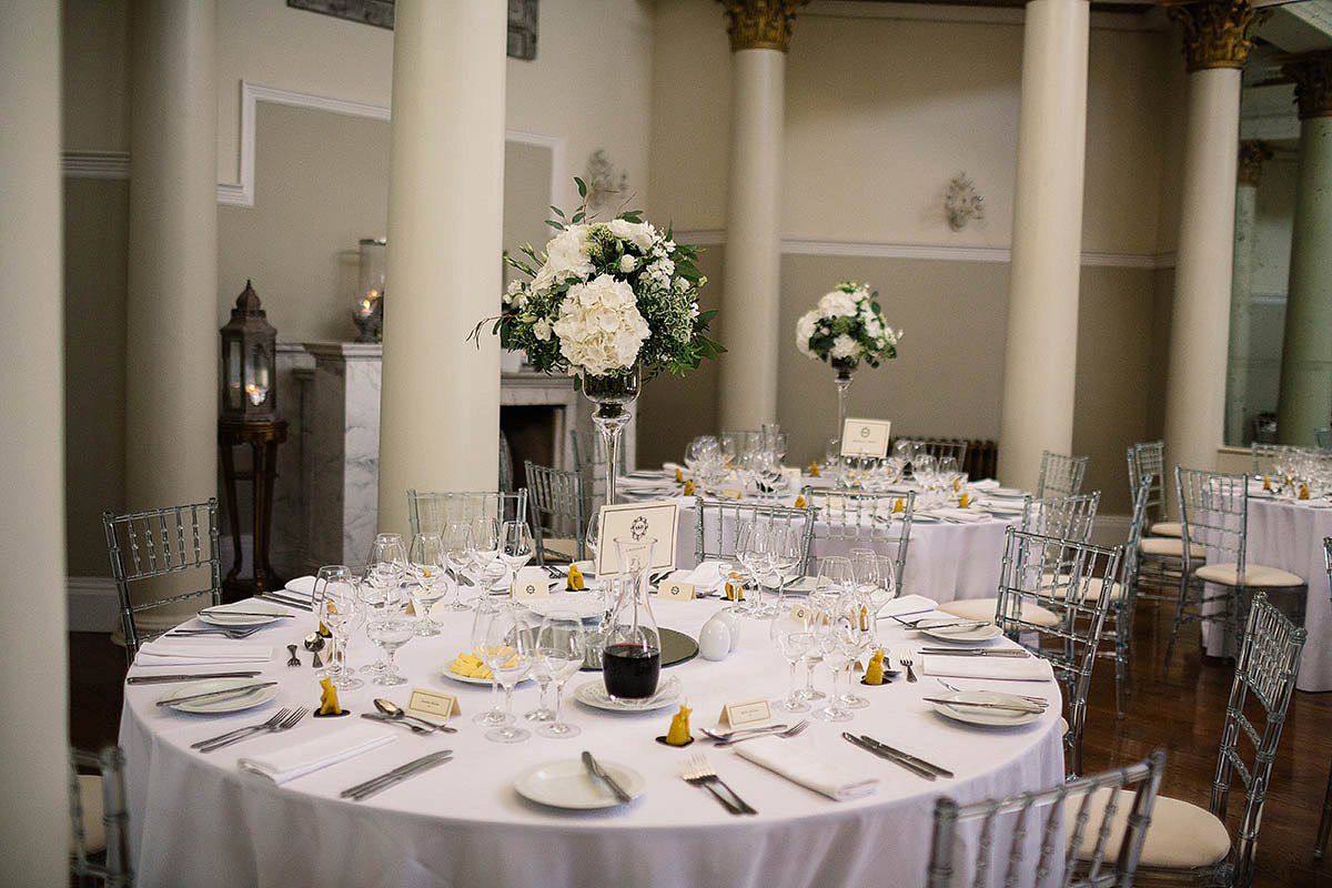 Marisa wore an Elie Saab gown for her elegant wedding at Lartington Hall. Captured by Paul Joseph Photography.