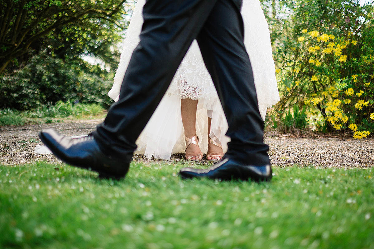 Marisa wore an Elie Saab gown for her elegant wedding at Lartington Hall. Captured by Paul Joseph Photography.