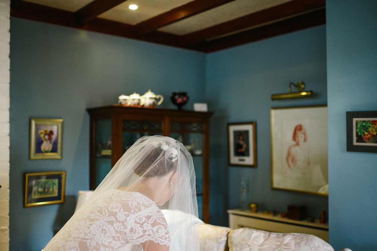 Laura wore a Charlotte Balbier gown for her elegant Autumn wedding at Lochgreen House in Ayrshire, Scotland. Photography by The Gibsons.