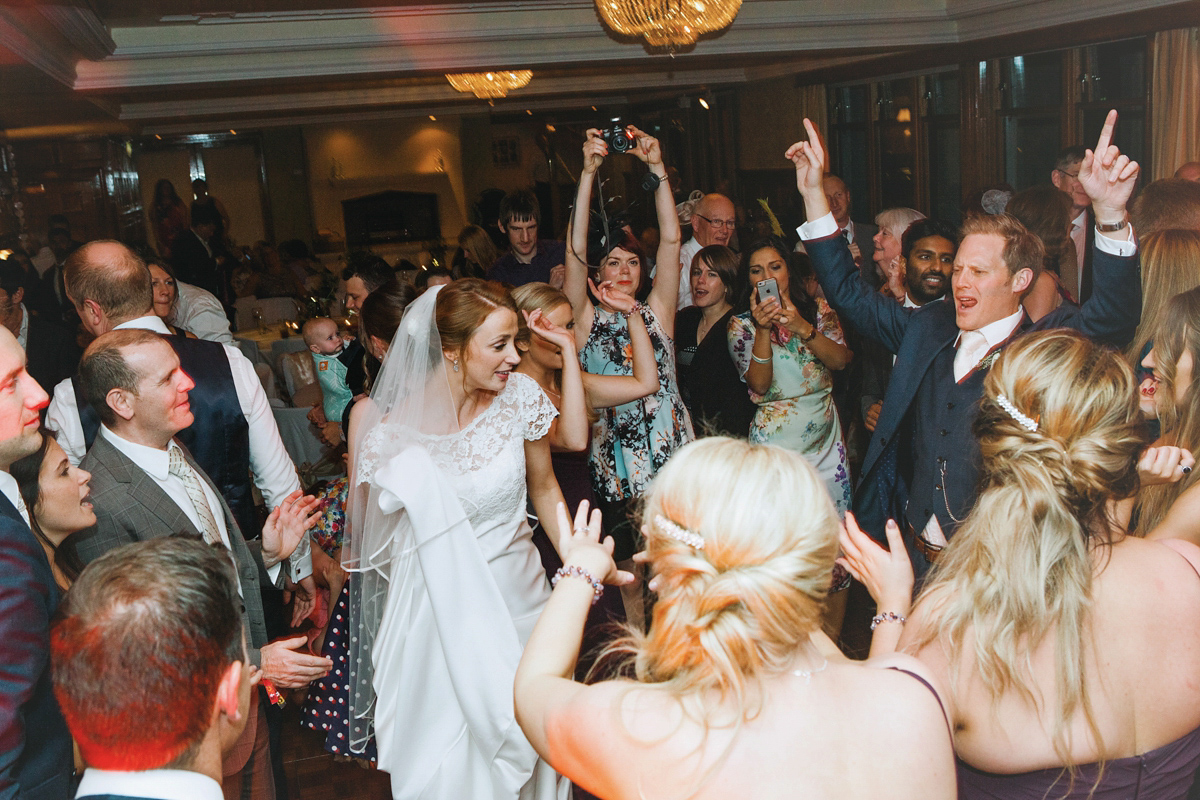 Laura wore a Charlotte Balbier gown for her elegant Autumn wedding at Lochgreen House in Ayrshire, Scotland. Photography by The Gibsons.