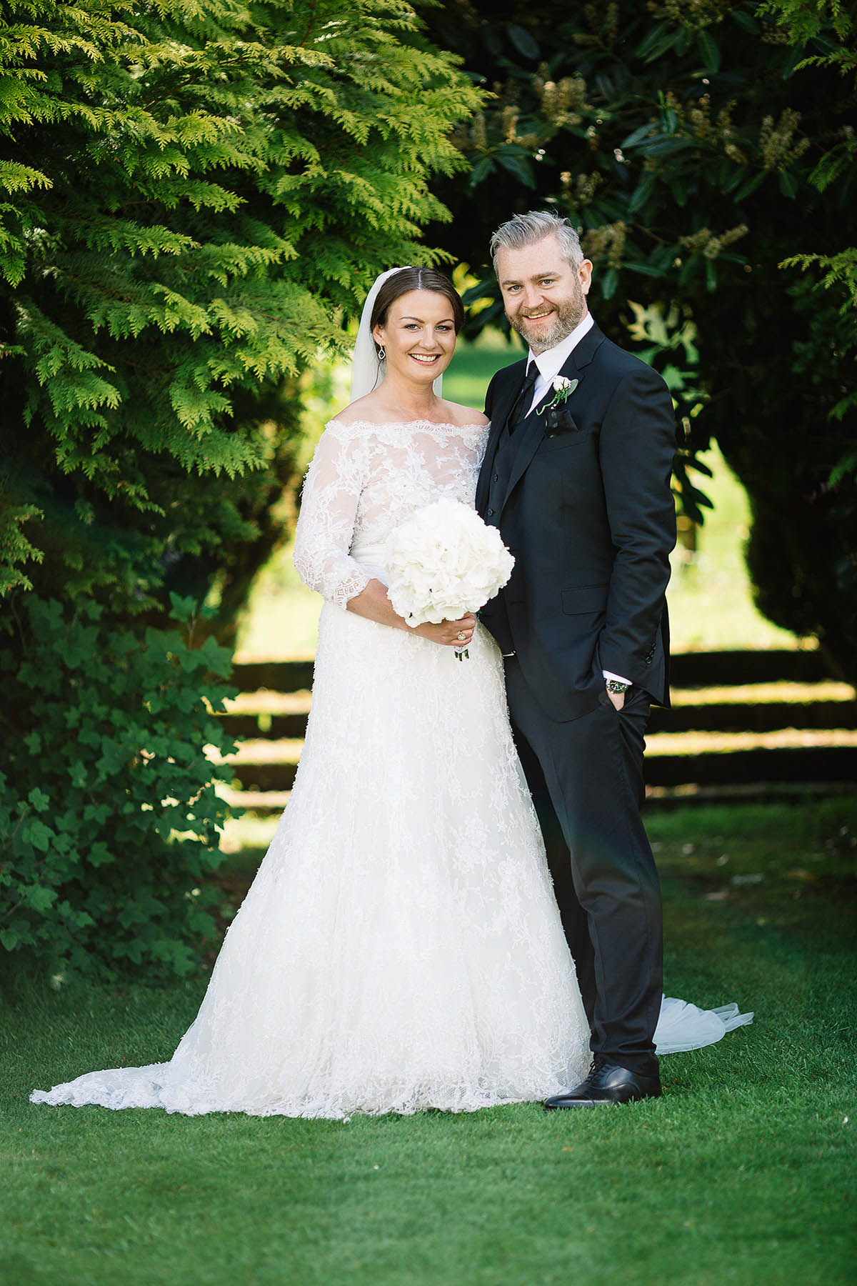 Marisa wore an Elie Saab gown for her elegant wedding at Lartington Hall. Captured by Paul Joseph Photography.