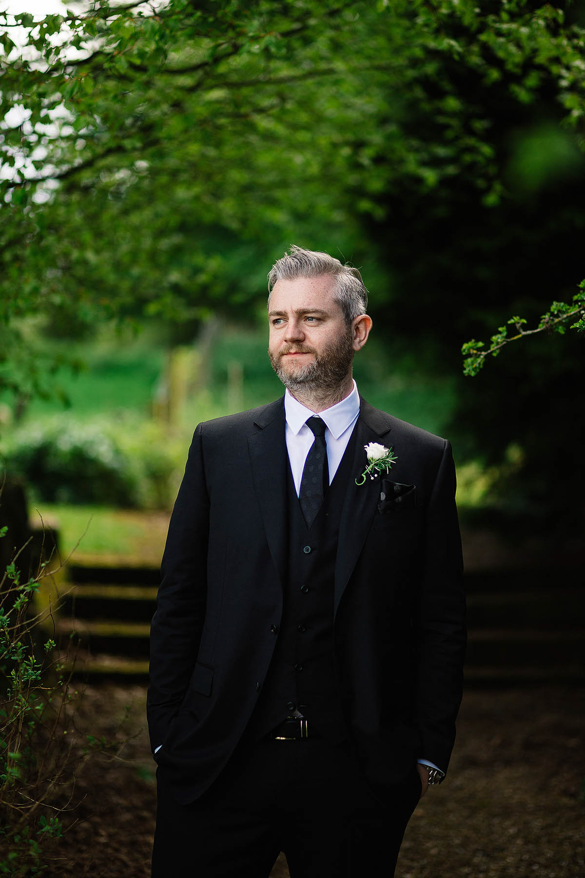 Marisa wore an Elie Saab gown for her elegant wedding at Lartington Hall. Captured by Paul Joseph Photography.