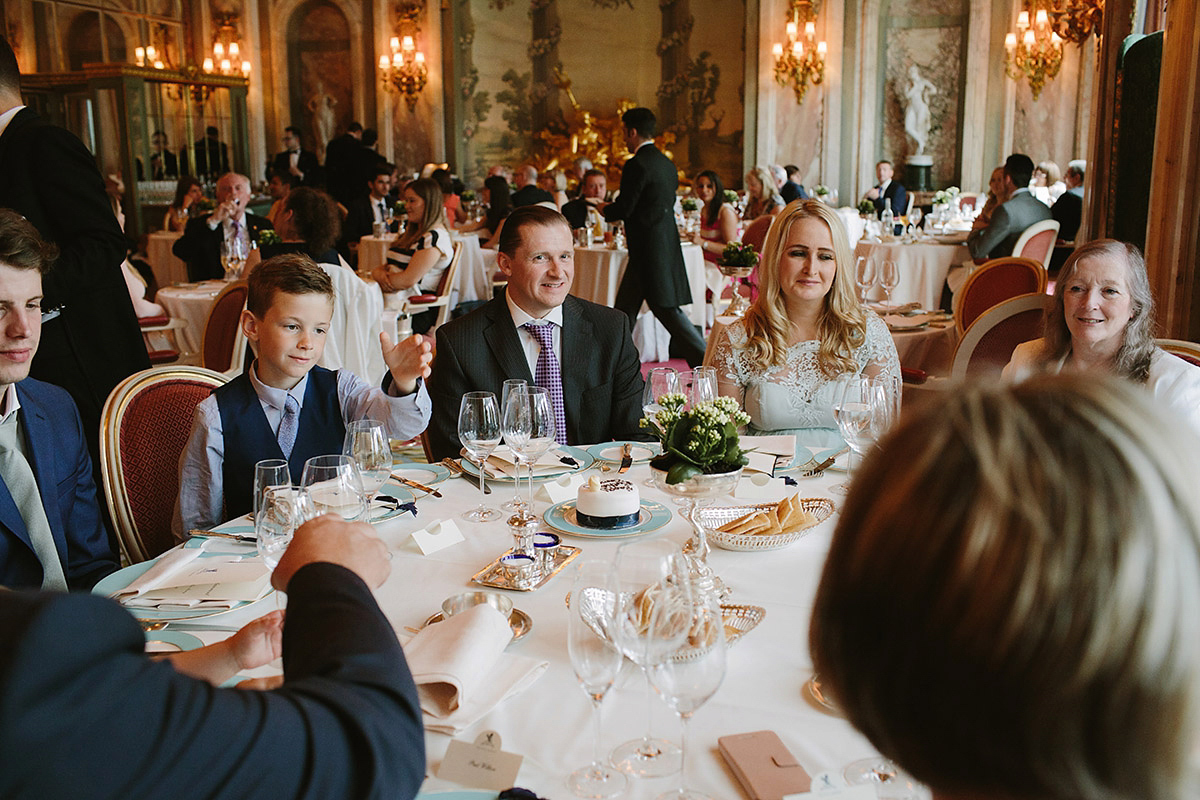 Helaina wore a short, beaded dress from Monsoon for her Westminster wedding. Photography by Emilie White. Helaina and Dan had a larger wedding celebration in France and we'll be sharing those images on Sunday 8th January 2017.